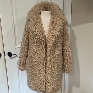 Wild Fable Cozy Tan Teddy Jacket.